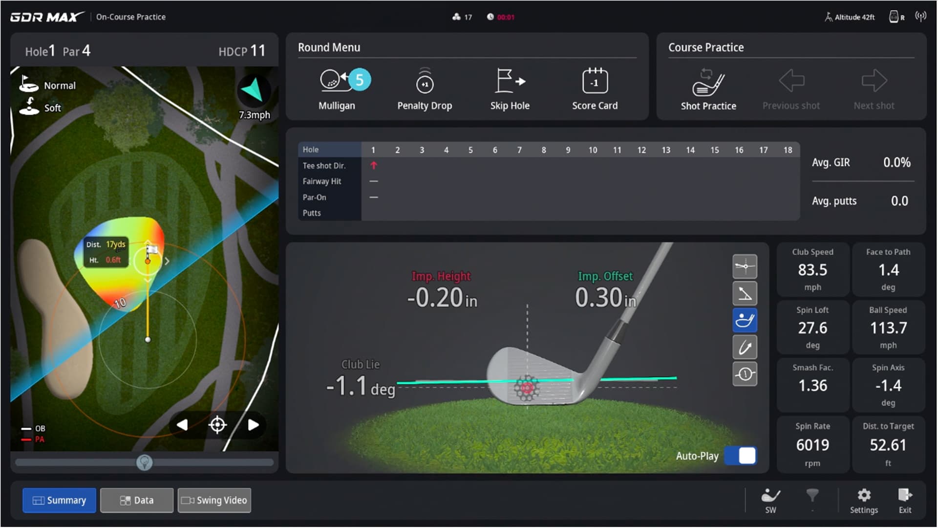 3D Swing Data